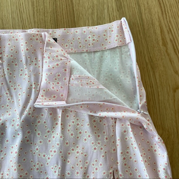 Zara Satin Flower Print Miniskirt - Picture 4 of 7